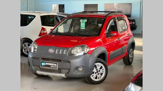 FIAT - UNO - 2011/2012 - Vermelha - R$ 30.900,00