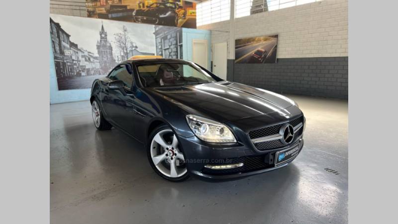 MERCEDES-BENZ - SLK 250 - 2015/2015 - Cinza - R$ 219.900,00