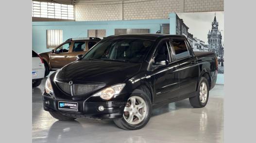 SSANGYONG - ACTYON SPORTS - 2008/2009 - Preta - R$ 51.900,00